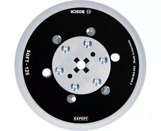 Опорні тарілки універсальні з отворами EXPERT Multihole, 125 мм, м'які BOSCH, фото  | SNABZHENIE.com.ua