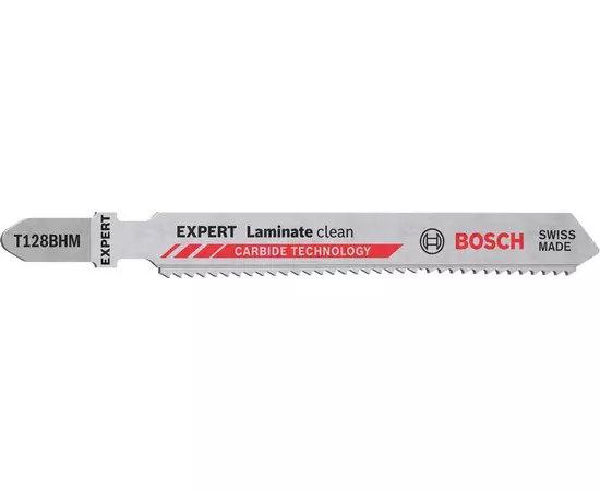 Полотно для лобзиків EXPERT ‘Laminate Clean’ T128 BHM, 3 шт. BOSCH, фото  | SNABZHENIE.com.ua