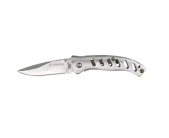 Нож универсальный 185 мм, лезвие 80 мм, складной TOPEX (98Z105), фото  | SNABZHENIE.com.ua