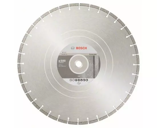 Алмазный отрезной круг 500 x 25,4 мм для обработки бетона Standard for Concrete BOSCH (2608602712), фото  | SNABZHENIE.com.ua