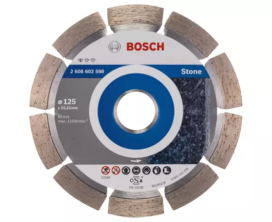 Алмазний відрізний круг 125 x 22,23 мм граніт, натуральний камінь Standard for Stone BOSCH (2608602598), фото  | SNABZHENIE.com.ua