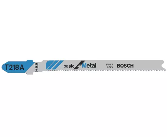 Пильне полотно для лобзика T 218 А Basic for Metal по металу 5 шт. BOSCH (2608631032), фото  | SNABZHENIE.com.ua