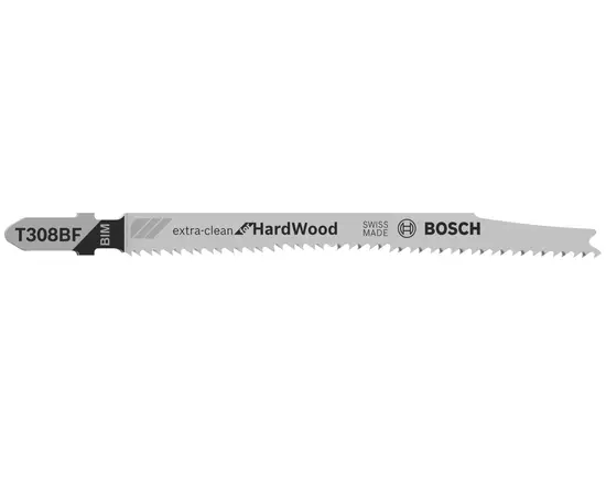Пилка для лобзика T 308 BF Extra-Clean for Hard Wood по дереву 5 шт. BOSCH (2608636569), фото  | SNABZHENIE.com.ua