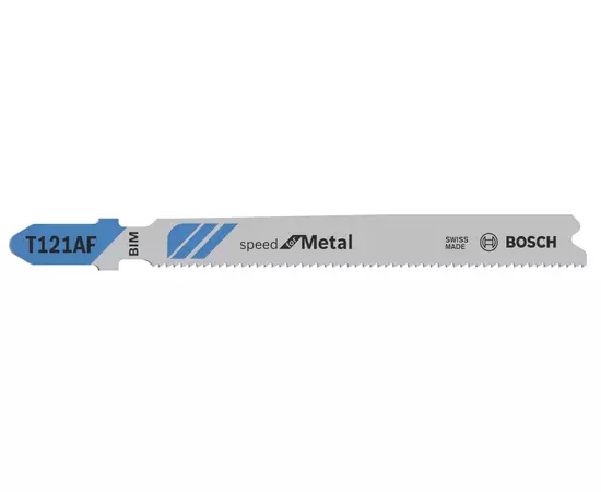 Пилка для лобзика T 121 AF Speed for Metal по металлу 25 шт. BOSCH (2608636700), фото  | SNABZHENIE.com.ua