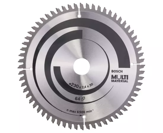 Пильный диск 230 x 30 мм, Z 64 по алюминию Multi Material BOSCH (2608640513), фото  | SNABZHENIE.com.ua