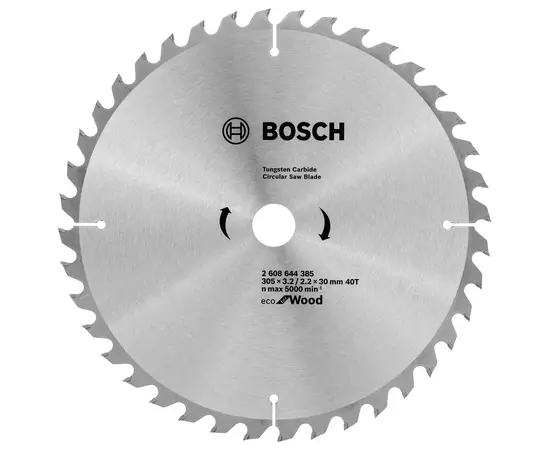 Пильний диск 305 x 30 мм, 40 T по дереву ECO Wood BOSCH (2608644385), фото  | SNABZHENIE.com.ua