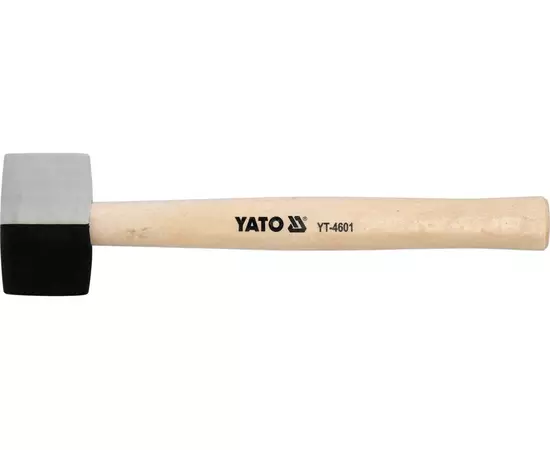 Киянка резиновая, 2-слойная, 340 г, длина 290 мм YATO (YT-4601), фото  | SNABZHENIE.com.ua