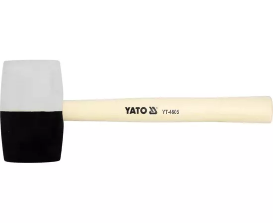 Киянка гумова, 2-шарова, 980 г, довжина 345 мм YATO (YT-4605), фото  | SNABZHENIE.com.ua
