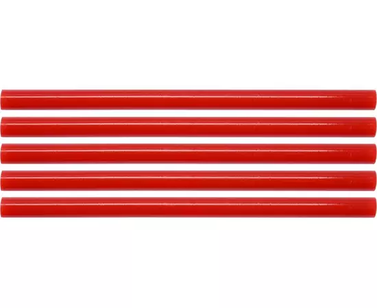 Стрижень клейовий, червоний 11,2 мм, 200 мм, 5 шт. YATO (YT-82434), фото  | SNABZHENIE.com.ua