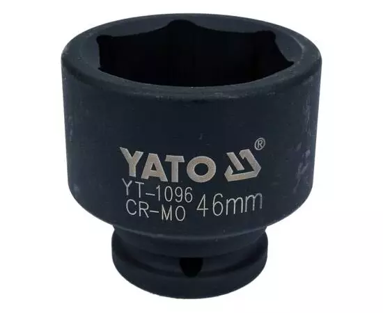 Головка торцевая ударная 6-гранная, 46 мм, квадрат 3/4, длина 62 мм YATO (YT-1096), фото  | SNABZHENIE.com.ua
