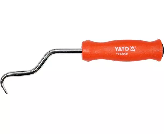 Крючок для вязания проволоки, 210 мм, пластиковая ручка YATO (YT-54230), фото  | SNABZHENIE.com.ua