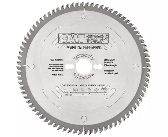 Пила дискова 150 х 30 мм, Z 48, по дереву для поперечного пиляння, поздовжнє пиляння, торцювання CMT (285.048.06M), фото  | SNABZHENIE.com.ua