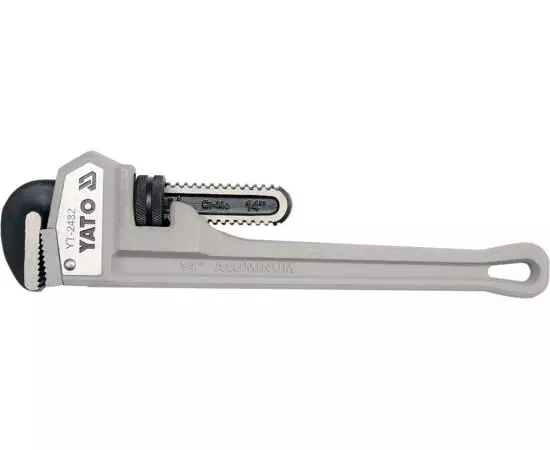 Ключ трубний прямий YATO: 350 мм (14"). max Ø= 2" (50mm), алюмінієвий [6/12], фото  | SNABZHENIE.com.ua