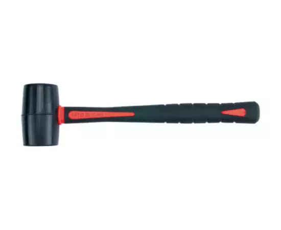 Молоток гумовий YATO зі склопластиковою ручкою, m= 440 г, l= 340 мм [6/36], фото  | SNABZHENIE.com.ua