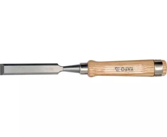 Стамеска YATO з дерев’яною ручкою: b= 10 мм, CrV [10/60], фото  | SNABZHENIE.com.ua
