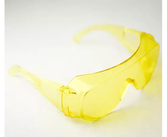 Окуляри захисні VIROK полікарбонат, жовті ,покриття від запотівання та подряпин,відкриті (72), фото  | SNABZHENIE.com.ua