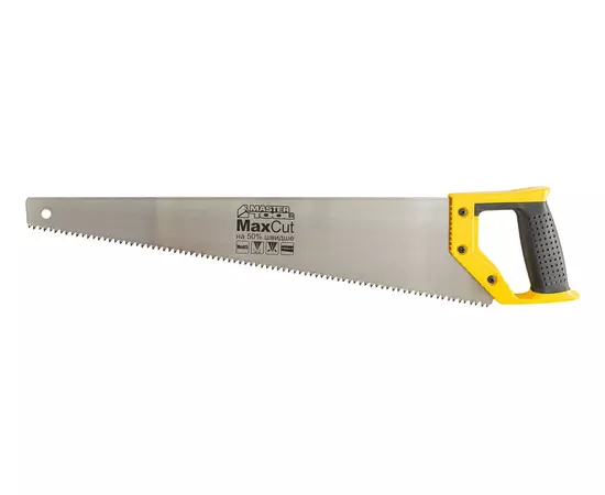 Ножівка столярна MASTERTOOL 500 мм 4TPI MAX CUT гартований зуб 2-D заточування поліроване 14-2650, фото  | SNABZHENIE.com.ua