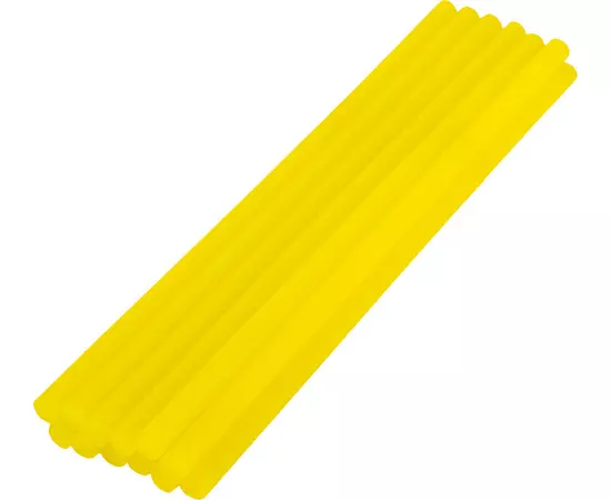 Стрижні клейові MASTERTOOL 7.2х200 мм 12 шт жовті 42-1161, фото  | SNABZHENIE.com.ua