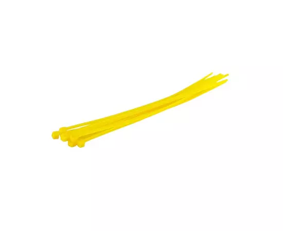 Хомут пластиковий MASTERTOOL 4.8х300 мм 100 шт жовтий 20-1722, фото  | SNABZHENIE.com.ua