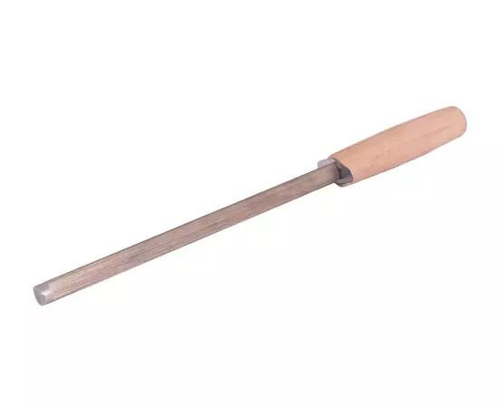 Мусат хромированный ПРОЧЕЕ 295 мм деревянная ручка 14-6897, фото  | SNABZHENIE.com.ua