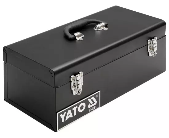 Ящик для инструмента металлический 428 х 180 х 180 мм YATO (YT-0883), фото  | SNABZHENIE.com.ua