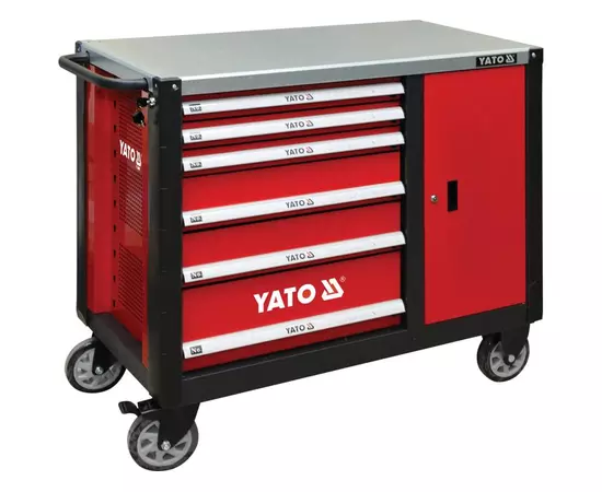 Шафа-візок для інструментів YATO з 6 шуфлядами, 1000x 1130x 570 мм, фото  | SNABZHENIE.com.ua