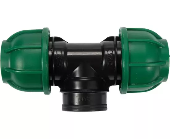 Трійник сполучний водяних пластикових труб 2x25мм- G3/4" FLO поліпропіленовий, для тиску 1 MPa[50], фото  | SNABZHENIE.com.ua
