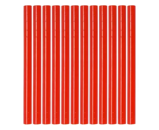 Стержни клеевые красные: диаметр 7,2 мм, длина 100 мм, уп. 12 шт. YATO (YT-82442), фото  | SNABZHENIE.com.ua