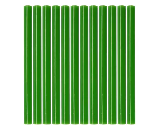 Стержни клеевые зеленые: диаметр 7,2 мм, длина 100 мм, уп. 12 шт. YATO (YT-82444), фото  | SNABZHENIE.com.ua