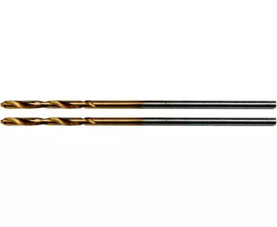 Сверла по металлу титановые HSS-TIN, диаметр 1 мм, длина 34/12 мм, 2 шт YATO (YT-44630), фото  | SNABZHENIE.com.ua