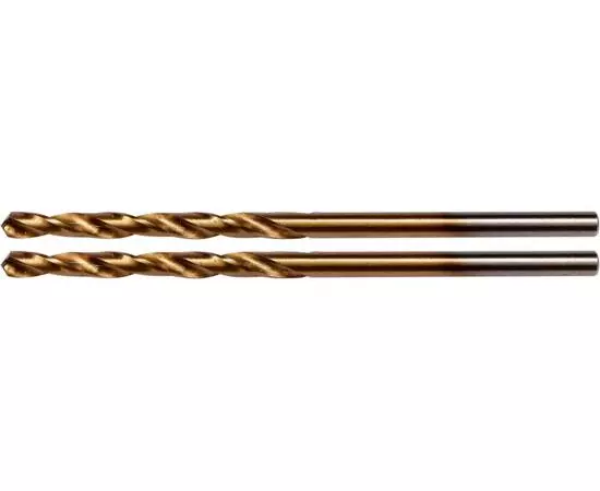 Сверла по металлу титановые HSS-TIN, диаметр 3 мм, длина 61/33 мм, 2 шт YATO (YT-44635), фото  | SNABZHENIE.com.ua