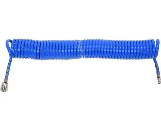 Шланг пневматический спиральный полиуретановый быстросъёмный; диаметр 6.5/10 мм, давление до 12 Bar, длина 10 м YATO (YT-24205), фото  | SNABZHENIE.com.ua