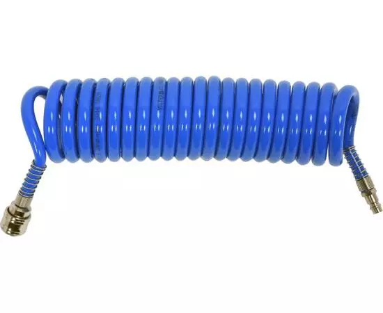 Шланг пневматичний спіральний поліуретановий швидкознімний; діаметр 8/12 мм, тиск до 12 Bar, довжина 5 м YATO (YT-24207), фото  | SNABZHENIE.com.ua