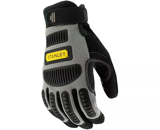 Перчатки Stanley универсальные, с дополнительными накладками и с защитой от удара STANLEY SY820L, фото  | SNABZHENIE.com.ua