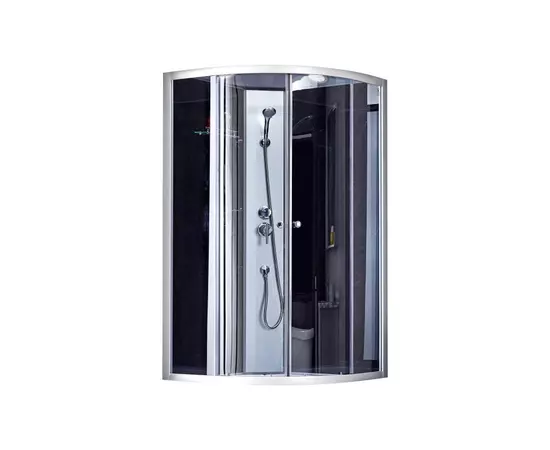 Lidz 4мм стеклянная дверь тонированная Gray TANI SB90x90.HIGH.GR, фото  | SNABZHENIE.com.ua