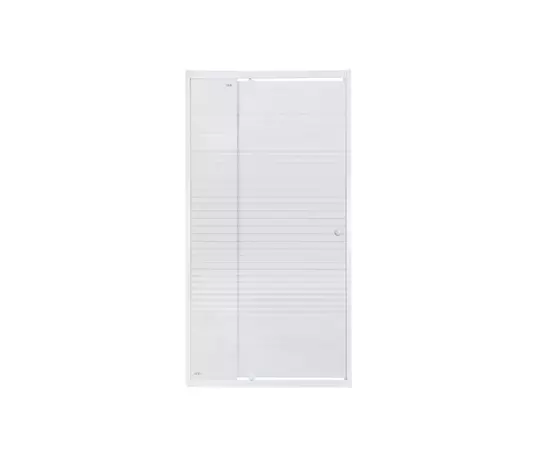 Душевая дверь в нишу Qtap Pisces WHI208-9.CP5 79-92х185 см, стекло Pattern 5 мм, фото  | SNABZHENIE.com.ua
