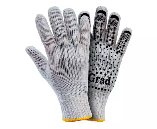 Перчатки трикотажные с точечным ПВХ покрытием GRAD (9442715), фото  | SNABZHENIE.com.ua