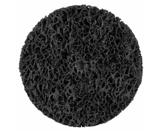 Круг зачистной из нетканого абразива (коралл) ?100мм без держателя черный мягкий SIGMA (9175821), фото  | SNABZHENIE.com.ua