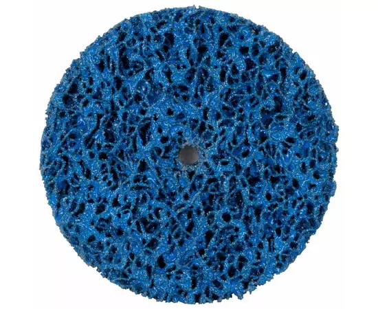 Круг зачистной из нетканого абразива (коралл) Ø100мм без держателя синий средняя жесткость SIGMA (9175741), фото  | SNABZHENIE.com.ua
