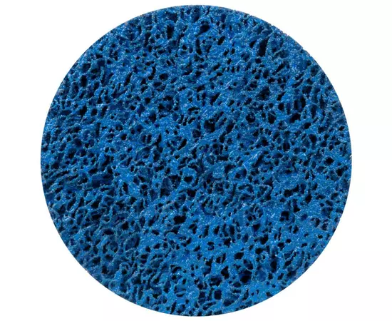 Круг зачистной из нетканого абразива (коралл) Ø125мм на липучке синий средняя жесткость SIGMA (9176211), фото  | SNABZHENIE.com.ua