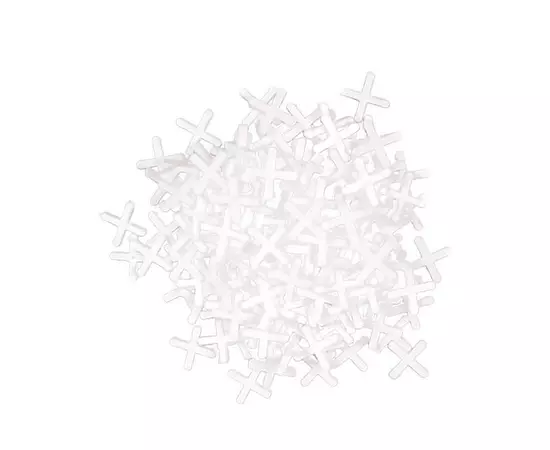 Набор дистанционных крестиков для плитки 1,5 мм / 200 шт INTERTOOL HT-0350, фото  | SNABZHENIE.com.ua