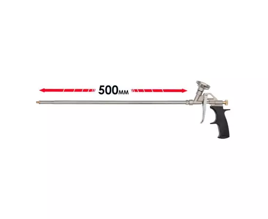 Пистолет для пены с длинным носиком 500 мм + 4 насадки INTERTOOL PT-0650, фото  | SNABZHENIE.com.ua
