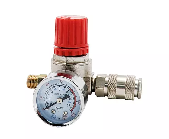 Регулятор давления воздуха с наружной резьбой 1/4 и быстроразъемным соединением AIRKRAFT SP064, фото  | SNABZHENIE.com.ua