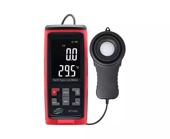 Люксметр + термометр (измеритель уровня освещенности) Bluetooth BENETECH GT1050, фото  | SNABZHENIE.com.ua