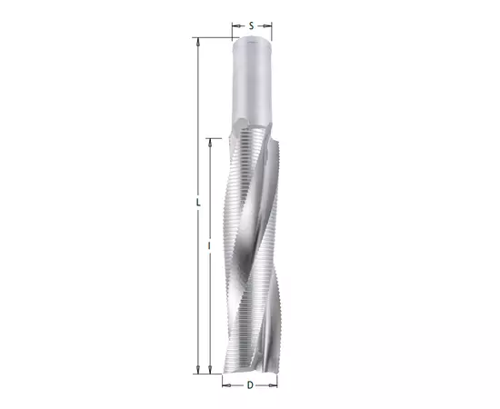 Фреза спіральна верхній різ зі стружколомом для клеєного бруса 40 x 165 x 235 мм, хвостовик 30 мм CMT (195.400.51), фото  | SNABZHENIE.com.ua