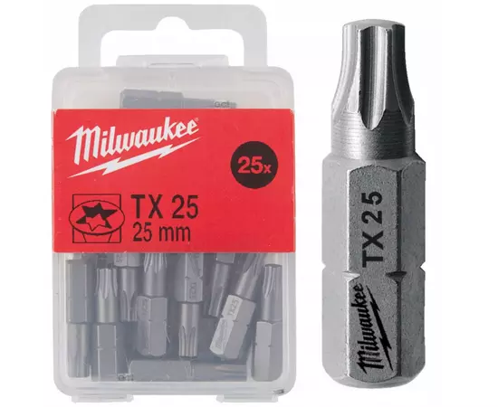 Насадка Milwaukee TX30 25мм (25 шт), фото  | SNABZHENIE.com.ua