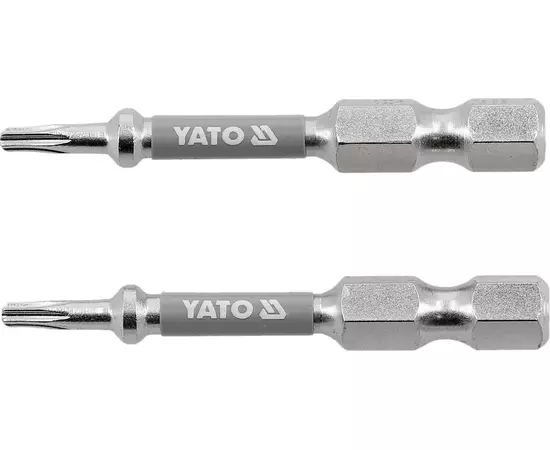 Насадка викруткова YATO; "TORX" T8 х 50 мм. шпиндель 6-гран- 1/4", покрита нікелем, 2 шт.[10], фото  | SNABZHENIE.com.ua
