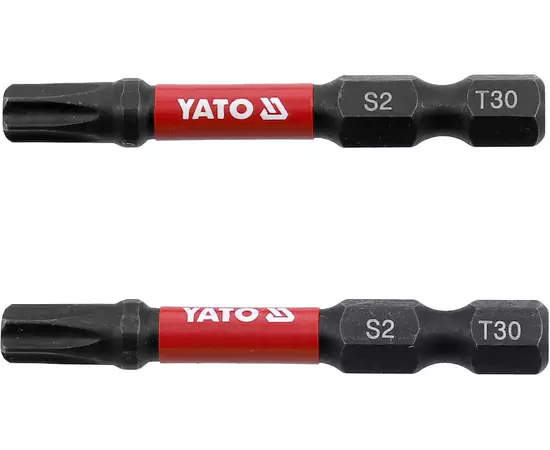 Насадка викруткова ударна YATO "TORX" T30 х 50 мм. шпиндель 6-гран- 1/4", 2 шт.[10], фото  | SNABZHENIE.com.ua