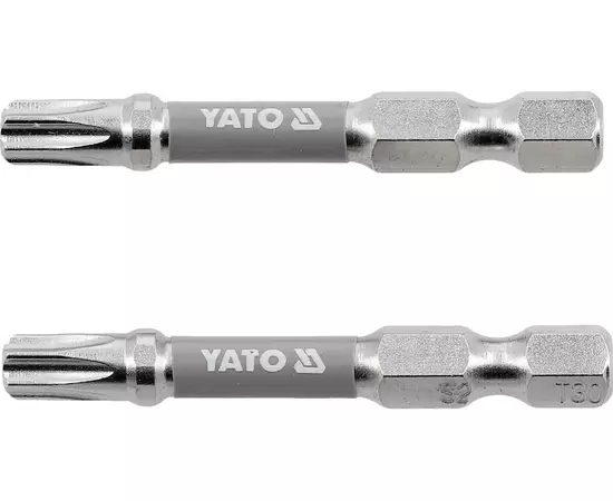 Насадка викруткова YATO; "TORX" T30 х 50 мм. шпиндель 6-гран- 1/4", покрита нікелем, 2 шт.[10], фото  | SNABZHENIE.com.ua