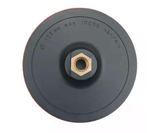 Круг шлифовальный VOREL на липучку, 125 мм + гайка М14 (VO-8315), фото  | SNABZHENIE.com.ua